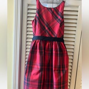 Polo Ralph Lauren girls holiday red plaid dress size 16